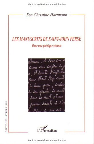 Les  manuscrits de Saint-John Perse