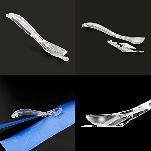 YUNPENG 7 PCS Car Vinyl Wrap Tool Kit Vehicle Window Glass Protective Film Tint Applicator with Felt Squeegees, Utility Knife and Blades, Micro Scrapers, Film Cutter Fit All Cars Easy to Install