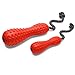Ruffwear, Gourdo Natural Rubber Throw Toy for Dogs with Rope Handle, Sockeye Red, Large