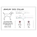 EXPAWLORER Rhinestone Dog Collar Pet Puppy Cat Crystal Collars Girl Jeweled Necklace Rose Small