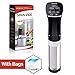 FEBOTE SV238A Sous Vide Cooker Immersion Circulator, Fast Heating Meat Cooking (1000W), Accurate Temperature Control, 0-99 Hours Timer, Free Vacuum Seal Bags, L, white