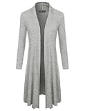 DRESSIS Women's Long Sleeve Open Front Cardigan Sweater S-3XL (15 Colors)