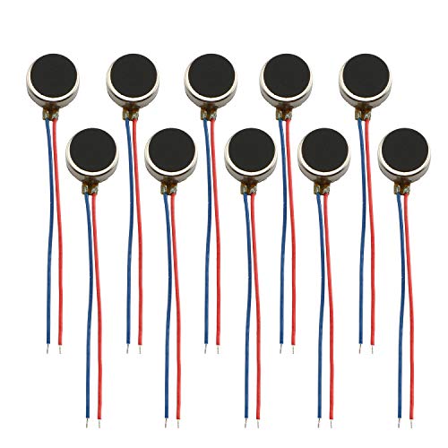 image for RuiLing 10-Pack 0830 Micro Flat Vibration Motors 12000Rpm 3V Voltage M