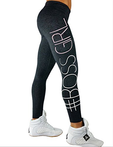 SRYSHKR 2018 Pants Yoga Leggings High Workout Waist Fitness Women's Running Premium Thick Slimming Sportwear Hot Sale Sport Trousers Riding Training Tight (Dark Gray, M)