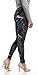 LMB Lush Moda Extra Soft Leggings with Designs- 505F Floral Abstract