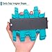 Contour Gauge Duplicator, 5 Inch Contour Tool Profile Guide for Woodworking Project Copy Layout Shape, Tracing Pipe Tile Frame Template, Measuring Tool for Perfect Fit and Easy Cutting (Green)