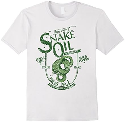 Mens Snake Oil - Trust No.1 3XL White