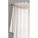 Window Elements Diamond Sheer Voile 56 x 216 in. Curtain Scarf, White