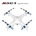 RC Quadcopter, Potensic Upgraded X5C-1 Syma Explorer 2.4GHz 6 Axis Gyro 4CH RC Drone with 2 Megapixels Camera