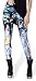 QZUnique Women's Cheshire Cat Princess Printed ElasticTights Leggings,Cheshire Cat,One Size