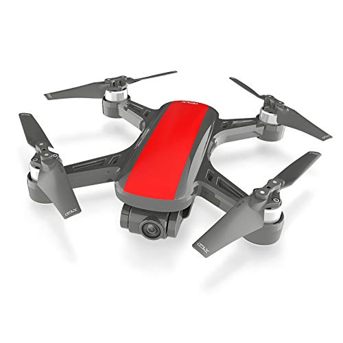 Studyset-Dream-5G-Altitude-Hold-Drone-GPS-Optical-Flow-Positioning-Follow-Me-RC-Quadcopter-One-Key-Return-Red-2-Batteries
