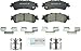 BOSCH BC792 QuietCast Premium Ceramic Disc Brake Pad Set - Compatible with Select Cadillac DTS; Chevrolet Astro, Avalanche, Silverado, Suburban, Tahoe; GMC Safari, Sierra, Yukon, Yukon XL + More; REAR