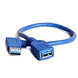 HDE USB 3.0 Right Angle Male to Female Extension Cable