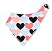 Natemia Cute Baby Bandana Drool Bibs - 4 - Pack Set with Snaps! Soft and Absorbent - Perfect Baby Gift Set for Drooling, Feeding and Teething