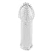 Oomph! New Arrival Thick Reusable Crystal Silicone Penis Sleeve Enhancer Extender Delay Climax Ejaculation for Man(type A) Transparent