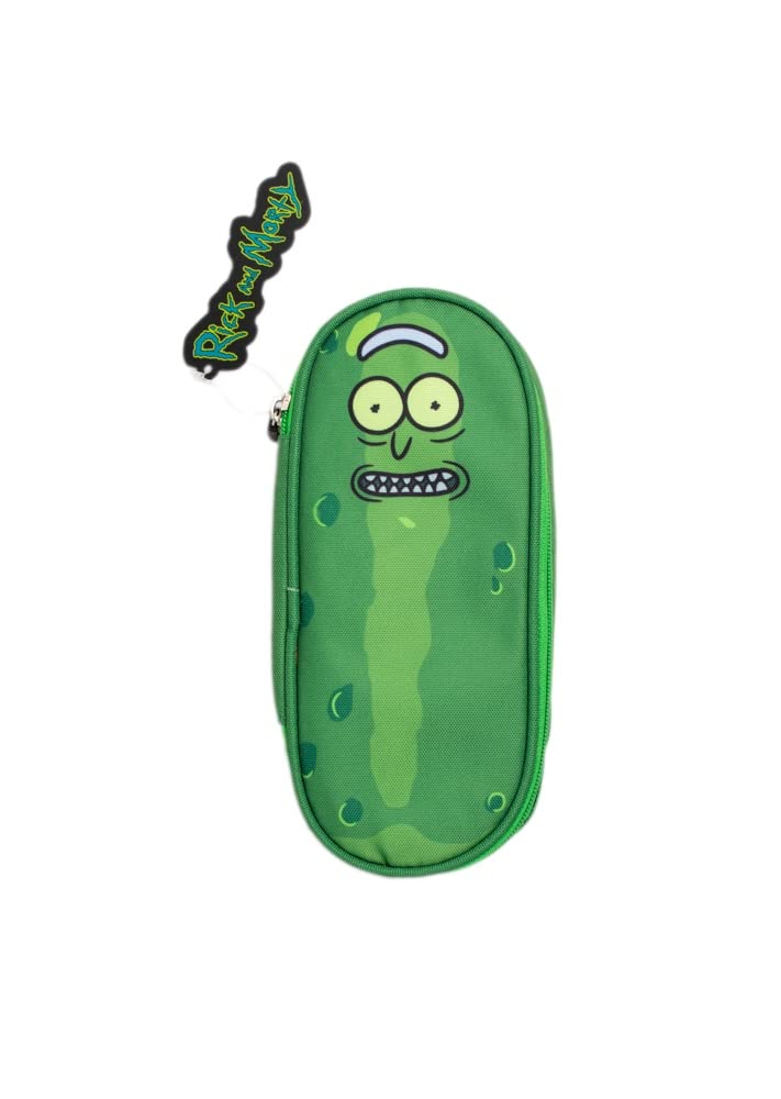 Grupo Erik Rick and Morty Pencil Case | Pickle Rick Plush | Cool Kids Pencil Case