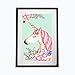 Diamond Art 5D DIY Diamond Painting Kits for Adults Kids by Number Full Square Drills Mosaic Beads Art Work (Unicorn, 30x40cm)