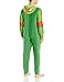 Nickelodeon Men's Teenage Mutant Ninja Turtles Family Cosplay Union Suit, Green, Adult S