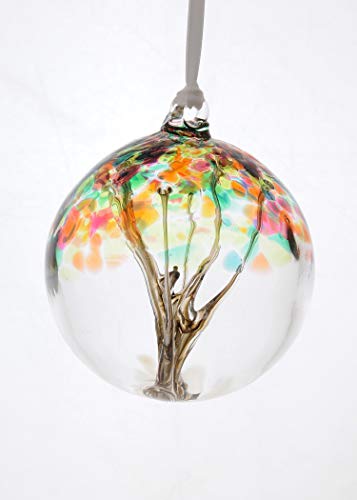 Summer Tree of Life Small Glass Friendship Ball