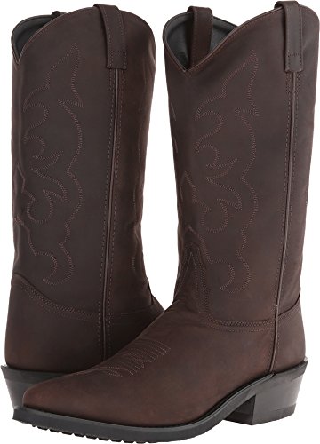 Old West Men's Trucker Western Work Boot Distressed 7 D(M) US