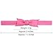 WillingTee Hairband, Baby Girls Headbands 3Inch 40 Colors Grosgrain Ribbon Hair Bows Choice for Baby Girls Infants Toddler Kids Teens and Children