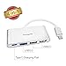 beegod USB-C 3.0 Type C Adapter Multiport Converter for New MacBook, ChromeBook Pixel Devices Nokia N1, Nexus 6/6p and Other Type-C HUB Devices,1 Charging Port and 3 USB A Ports
