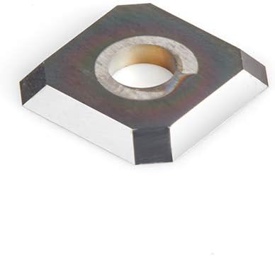 Amana Tool RCK-457-DLC SC 4 Cutting Edges Diamond-Like Carbon (DLC) Coated Insert Knife for Solid Wood 12 x 12 x 1.5mm x 45 Degree Angle