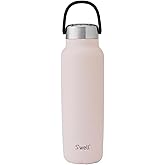 S'well Recycled Stainless Steel Explorer with Insulated Lid and Handle, 40oz, Himalayan Salt, Triple Layered Vacuum Insulated Containers Keeps Drinks Cold for 54 Hours and Hot for 12