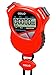 Robic Dual Stopwatch with Countdown Timer, Red, OS (1000W-87945)