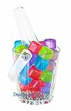 Freedom Reusable Plastic Ice Cubes, Assorted Colors (36 Cubes)
