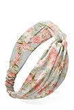 Soft Floral Print Headwrap Buy Mint Get Blue Free
