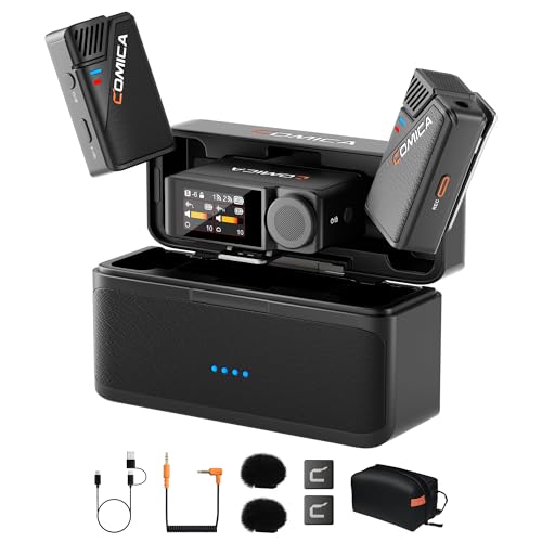 COMICA BooMax Kabelloses Lavalier Mikrofon