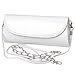 Fashion Road Evening Clutch, Croc Skin Embossed Clutch Purses For Women, Handbags For Party And Wedding White
