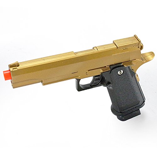 bbtac airsoft pistol btg1911 golden 1911 airsoft spring powered pistol