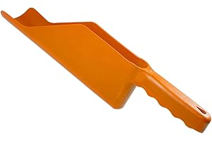 GAROZATION Eaves Shovel Gutter Cleaning Scoop Gutter Cleaner Scoop Cleaner Tool Plastic Orange