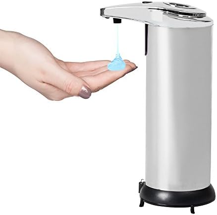 Tridy Automatic Hand-Free Soap Dispenser, independent quantitative, Waterproof base£¬Stainless steel Soap Dispenser
