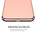 RANVOO iPhone 7 Plus Case, Slim Fit Thin Hard Stylish Cover 3 in 1 Detachable Case, Rose Gold [Clip-ON Series]