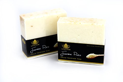 BEST BUY! 6th BAR ONLY 15₵ - Lotus House Jasmine Rice Natural Handmade Soap