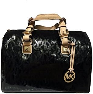 Michael Kors Grayson Medium Mirror Metallic Satchel