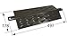 Music City Metals 96411 Porcelain Steel Heat Plate Replacement for Gas Grill Models Aussie 7710.8.641 and Aussie 7710S8.641