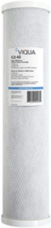 ViquaSterilight C2-02PB Carbon Block Filter 10 Micron with Lead Reduction 4.5" x 20" for IHS12-D4, IHS22-D4