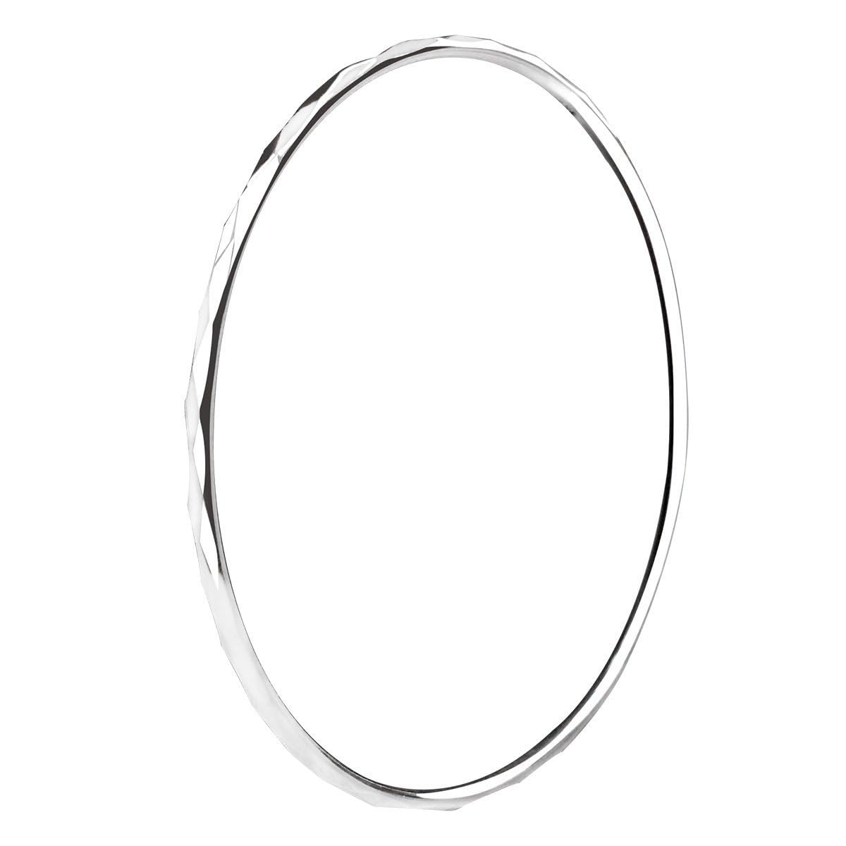 Mecool S925 Sterling Silver Bangles for Women with Fresh Simple Style for Women's Bracelet | 925 Silver Bracelet | Ladies Jewellery for Women | Gifts for Girls Bracelet