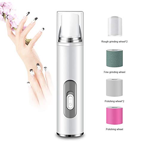LLLZM Nail Drill Machine Electric Portable Manicure Pedicure Tool Professional Nail File Acrylic Nail Kit Nail Buffer Polisher Set Grinder Nail Polish Removers USB Rechargeable