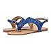DREAM PAIRS MEDINIE Women Rhinestone Casual Wear Cut Out Flat Sandals