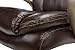 Essentials Big and Tall Executive Chair - Leather Office Chair with Fixed Arms, Black (ESS-201-BRN)