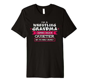 Amazon.com: Funny Wrestling Grandma Wrestler Tee T Shirt Gift: Clothing