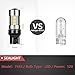 SEALIGHT 7443 LED Bulb Reverse Lights, 7440/T20/7441 Backup Lights, High Performance Xenon White 6000K 27 SMD (Pack of 2)