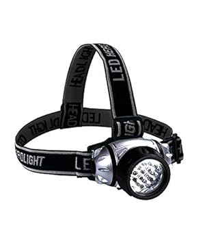 J K b K Plastic LED Head Lamp, Silver, Pack of 1