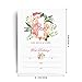 Bliss Collections Invitations with Envelopes for All Occasions, Invites Perfect for: Weddings, Bridal Showers, Engagement, Birthday Party or Special Event, Pack of 25 5x7 Cards - Pink Floral