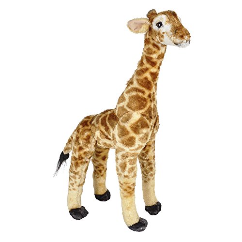 Rhode Island Novelty Standing Plush Giraffe 25 Inch Tall One Per Order